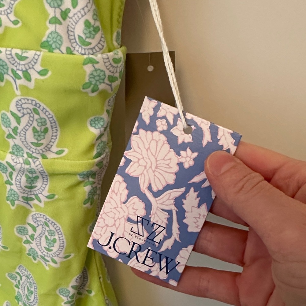 NWT J.Crew x SZ Blockprints One Piece Swimsuit - Picture 3 of 6